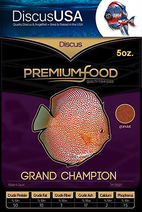 Grand Champion Discus and Angelfish Granules Medium size Granule